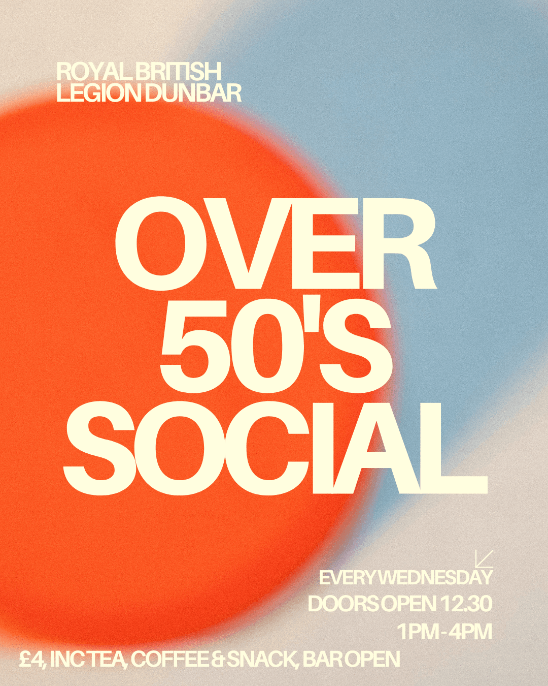 Over 50's Club @ The Legion, Royal British Legion, Dunbar